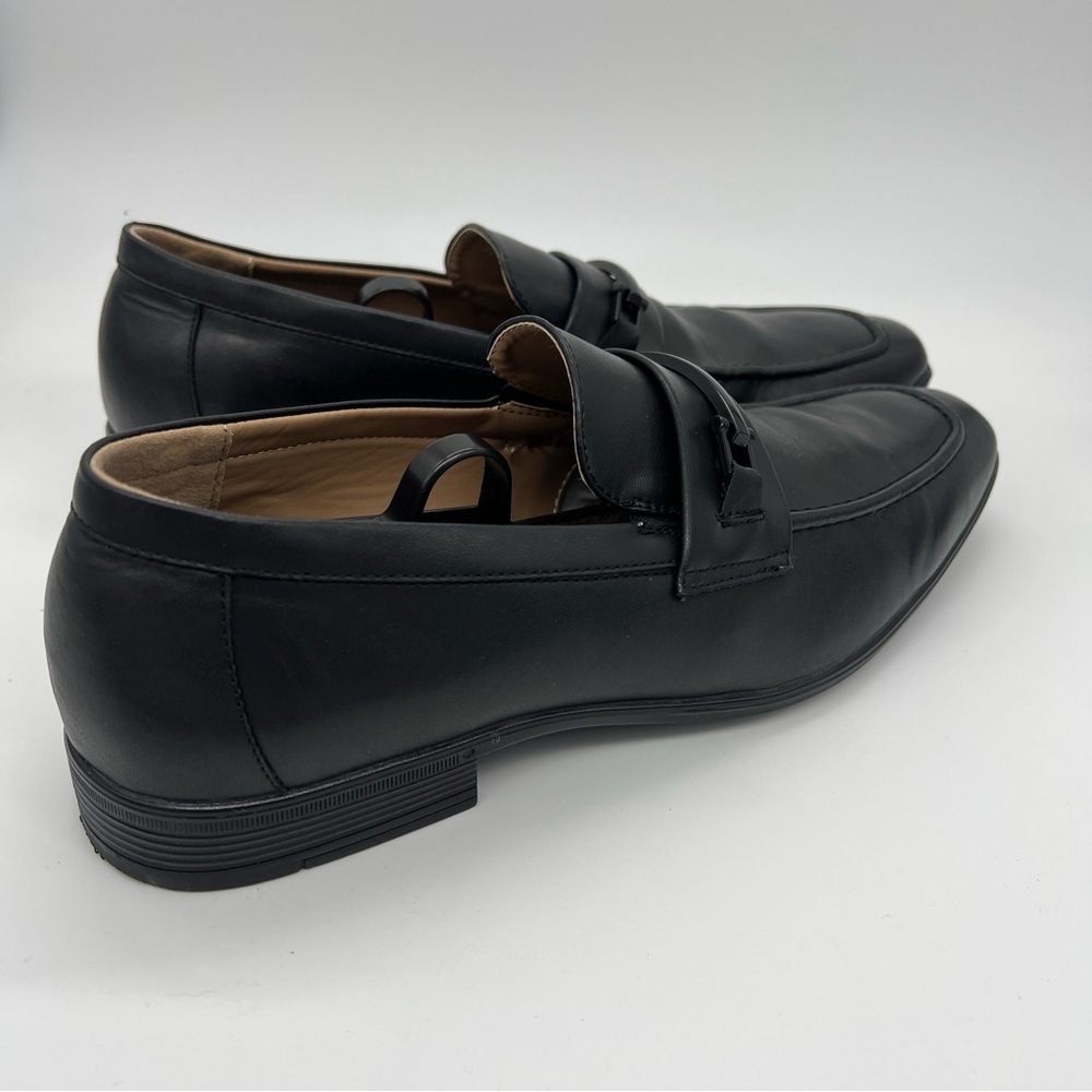 JF J. Ferrar Shadow Men's Black Loafers Dress Shoes Size 10 M Slip-on 754150 - Picture 6 of 11